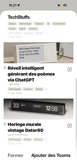 La bibliothèque en mode Avion